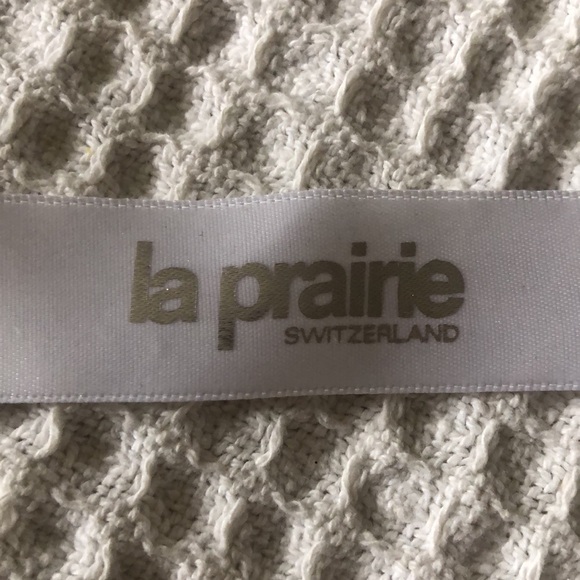 La Prairie 1-Luxury White & Silver Ribbon Piece / Authentic / Used Once - Picture 2 of 2